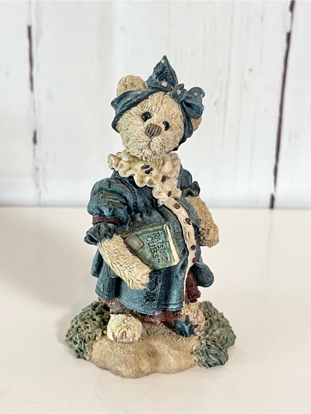 Boyds Bears Bearstone Figurine Momma McBear Anticipation 1996 Pregnant Vintage